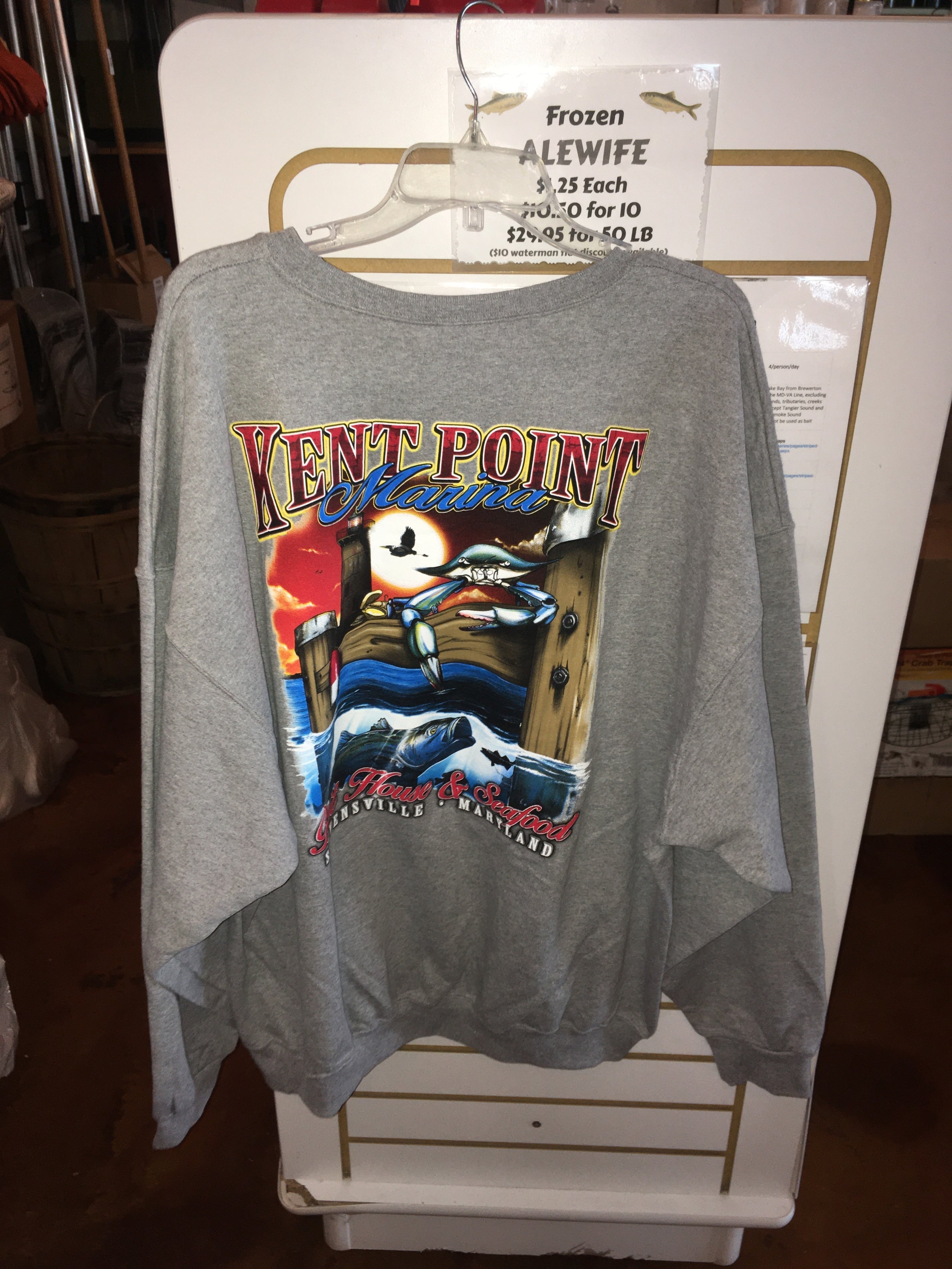 Sweat Shirts Crew Necks (KPM Logo Design) | Kent Point Marina