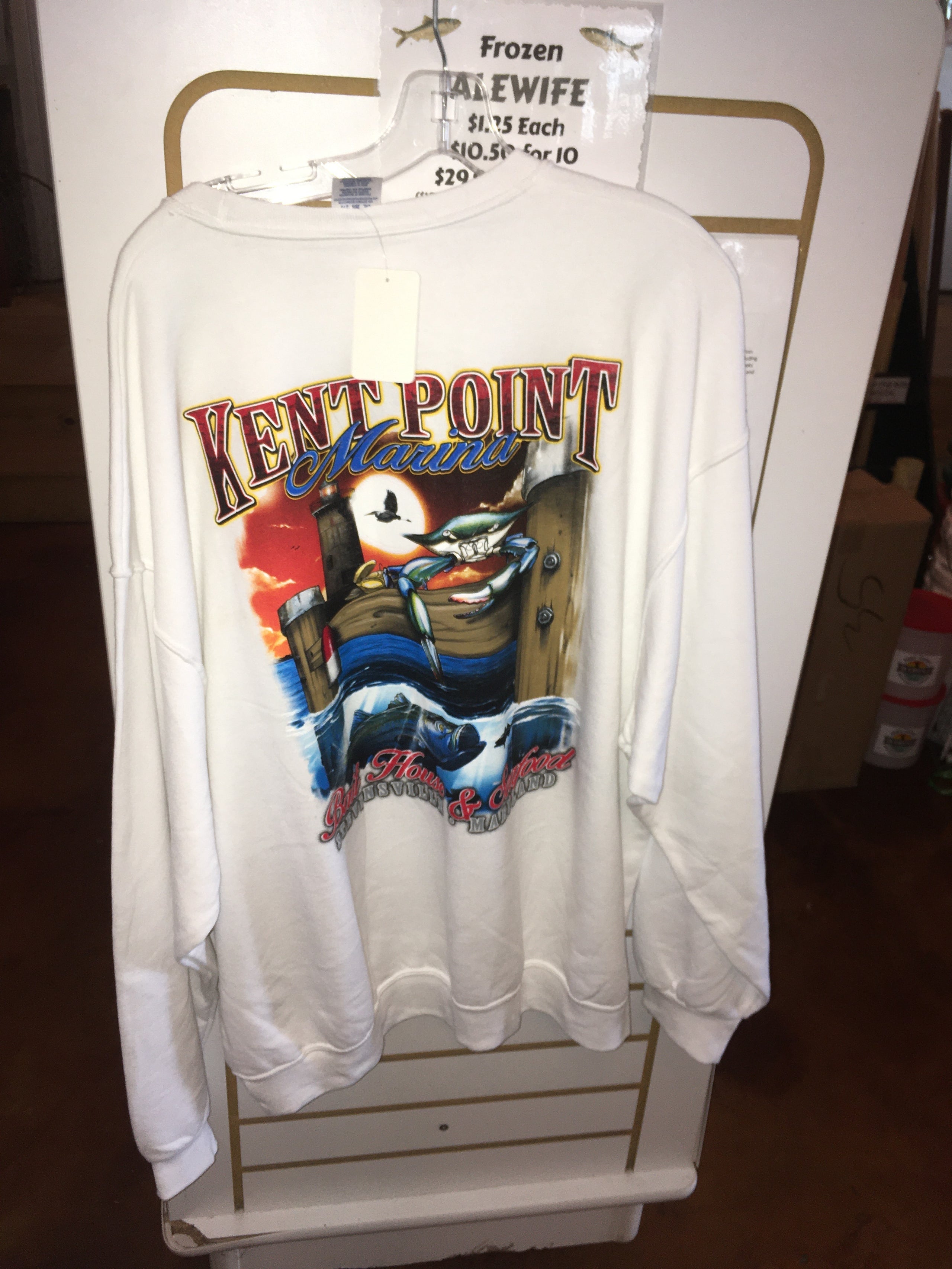 Sweat Shirts Crew Necks (KPM Logo Design) | Kent Point Marina
